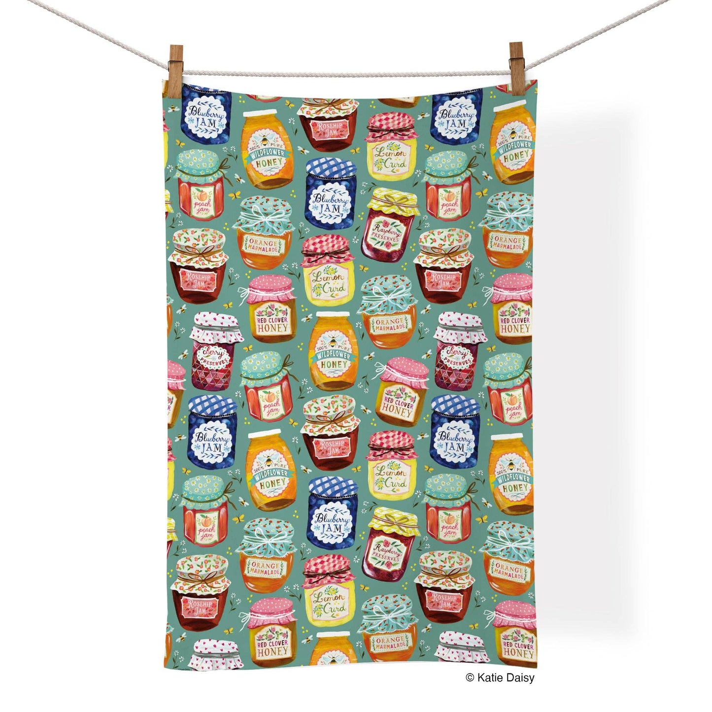 Jam & Honey 100% Cotton Tea Towel