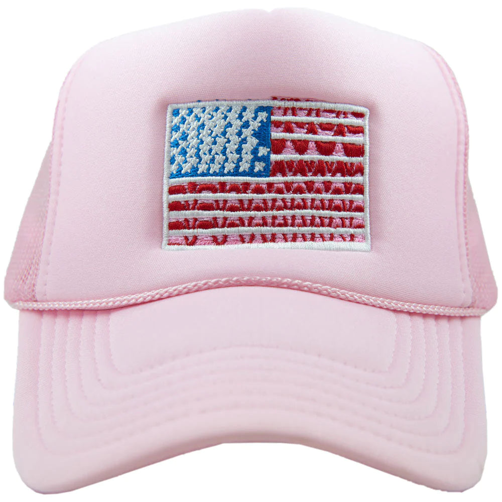 American Flag Trucker Hat