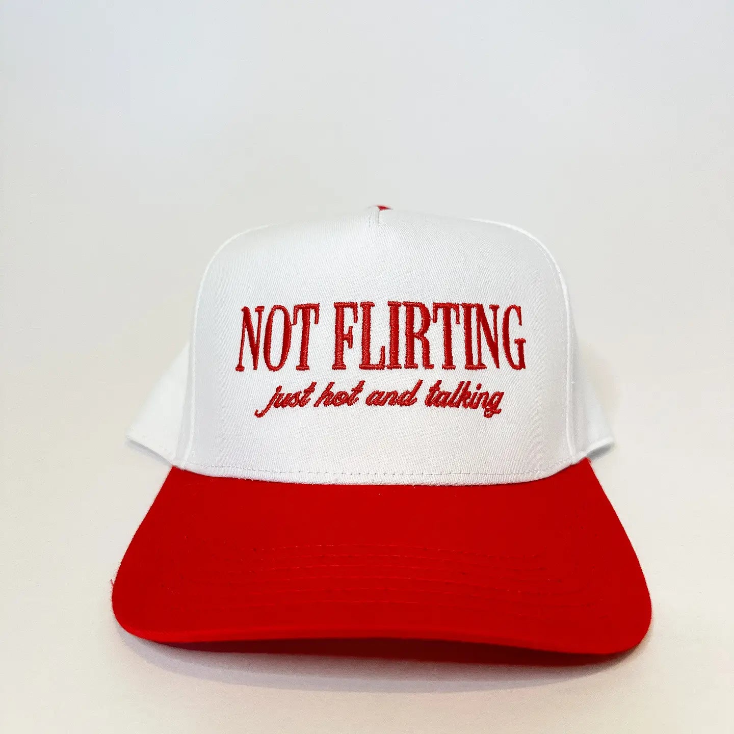 Not Flirting Hat | Red