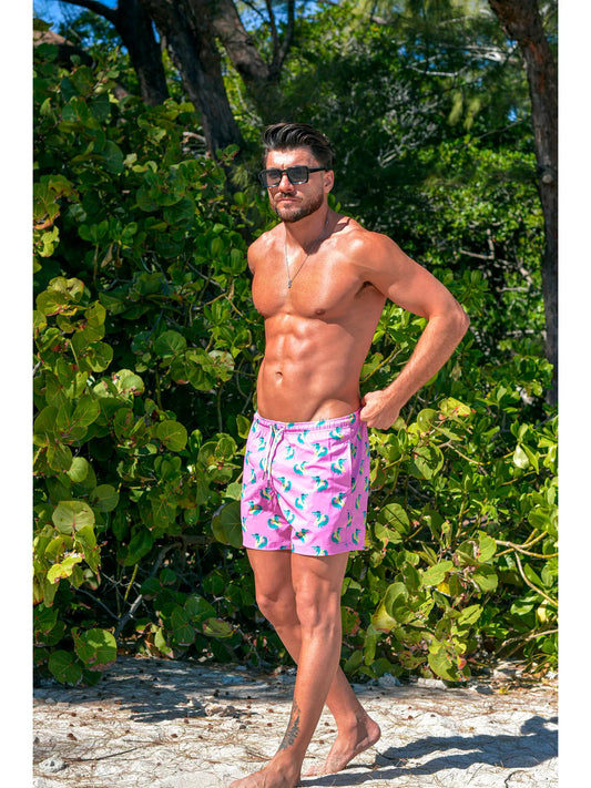 Surfing Crocs Swim Trunks