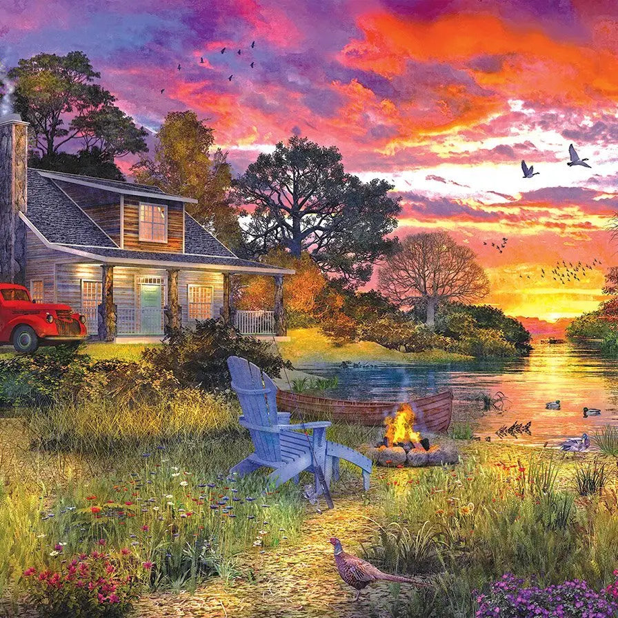 Evening Cabin Puzzle