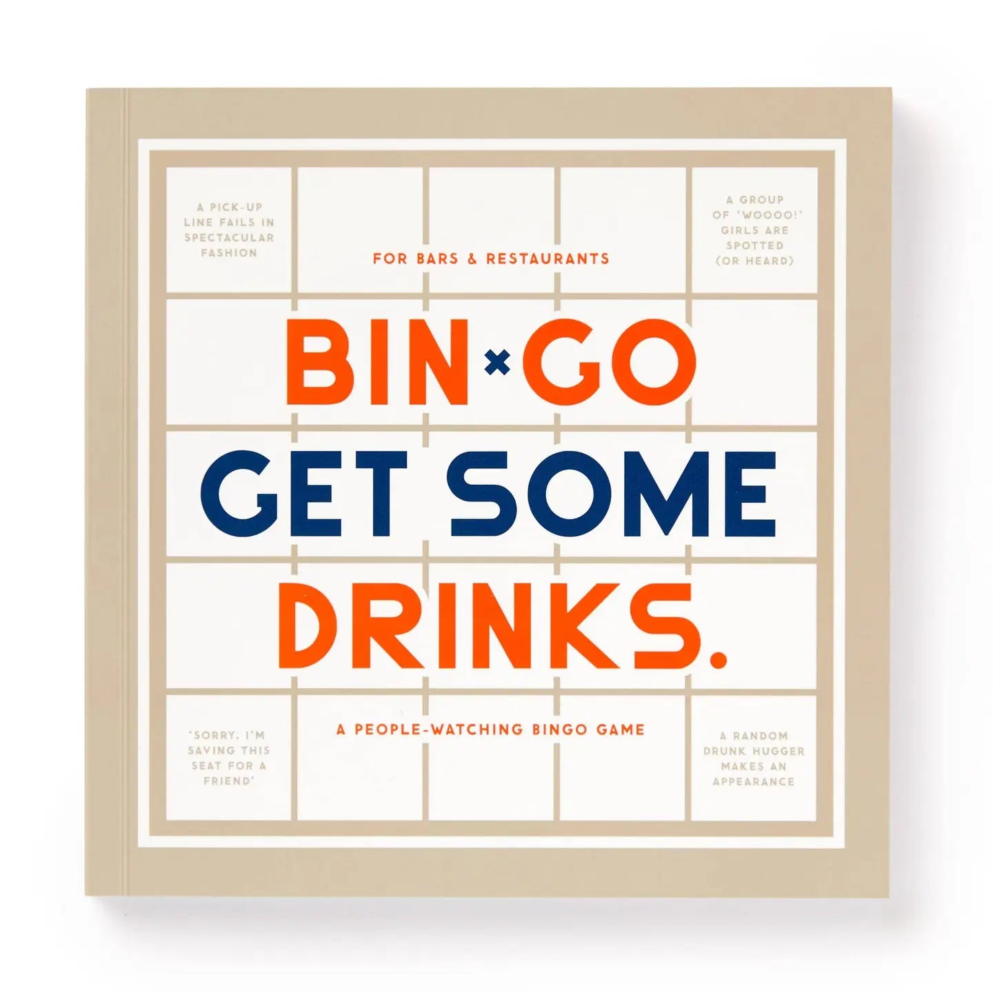 Bin-Go Get A Few Drinks Bingo Book