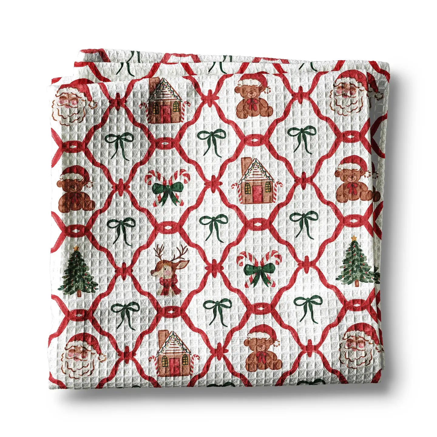 Christmas Bow Kitchen Towel