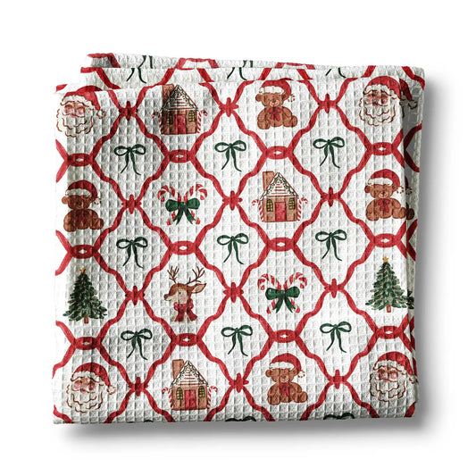 Christmas Bow Kitchen Towel