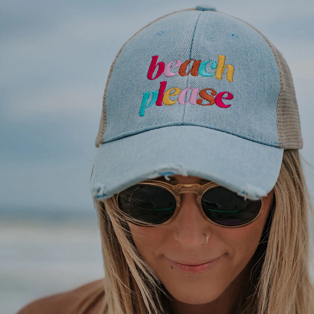 Beach Please Trucker Hat