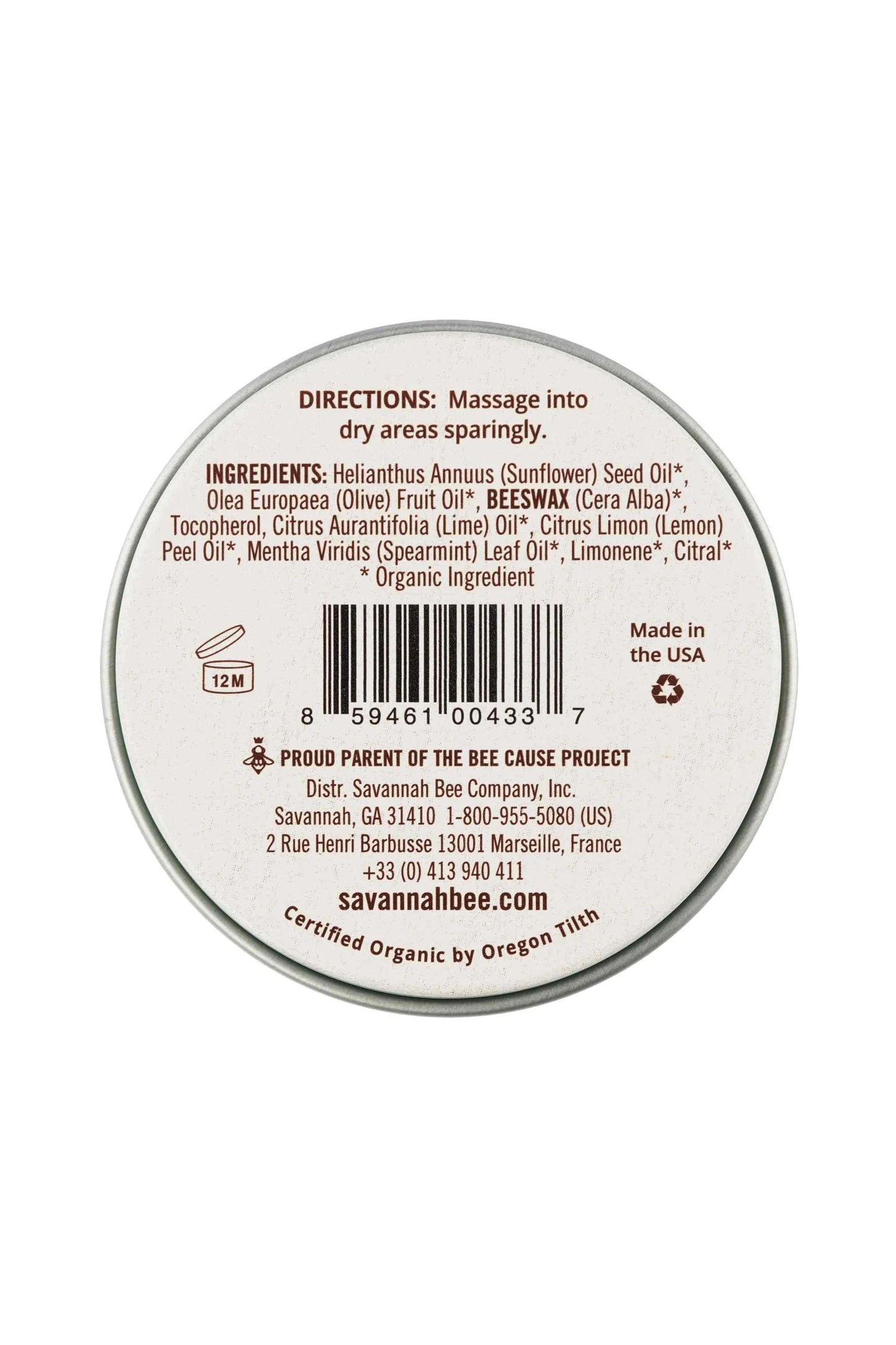 Mini Beeswax Salve | Spearmint