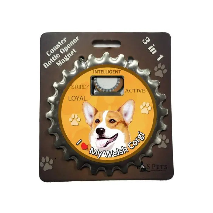 Welsh Corgi | 3 in 1 Magnetic Coaster