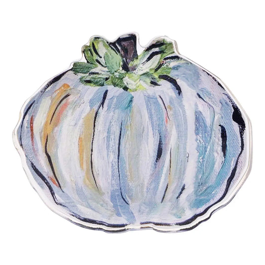 Heirloom Gray Pumpkin Stand