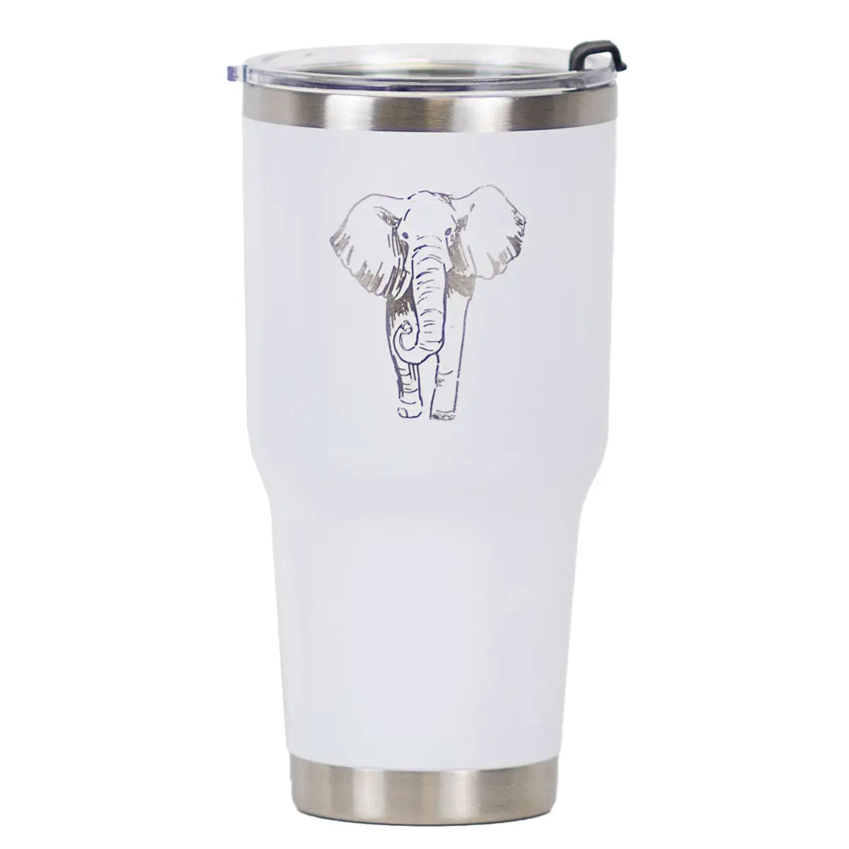 Elephant Etched Tumbler