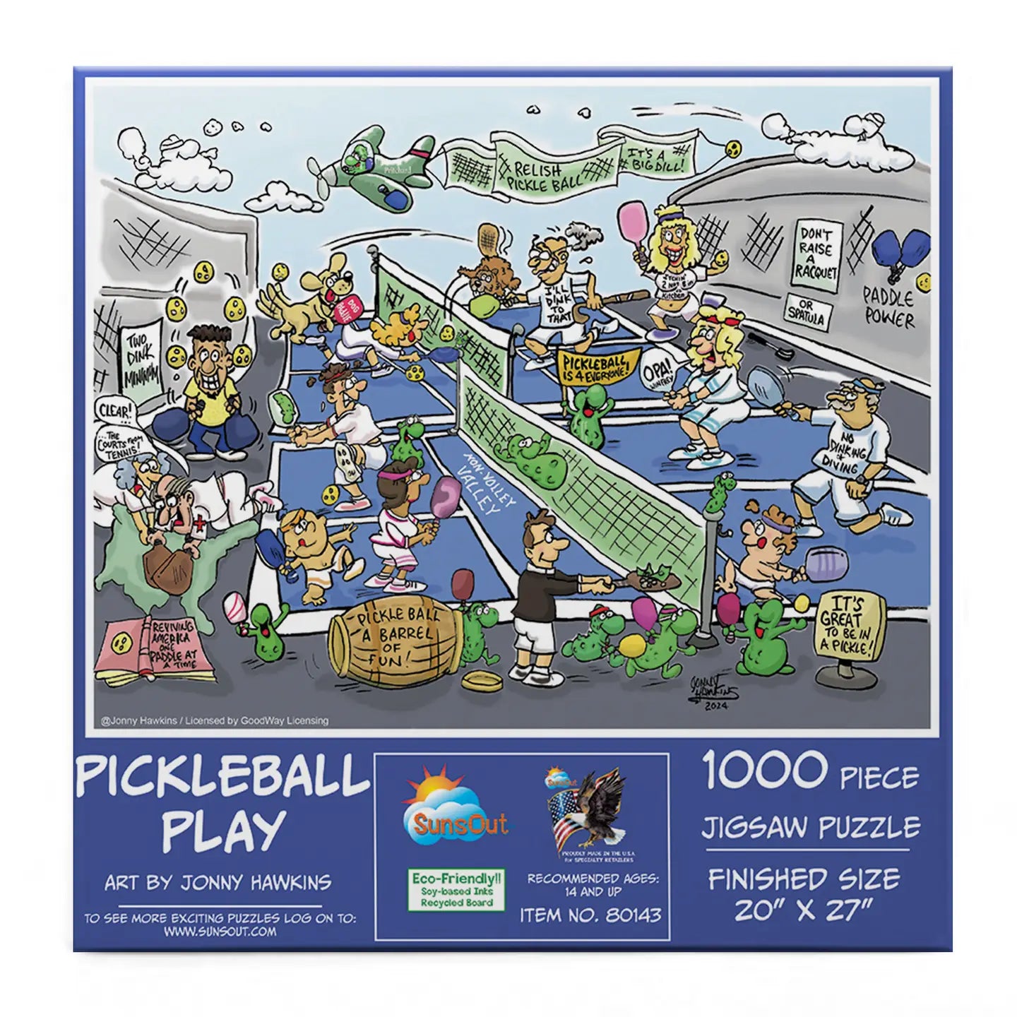Pickleball Play Puzzle