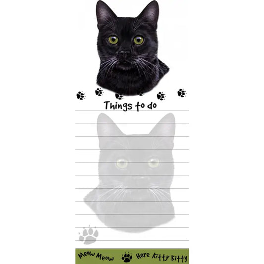 Black Cat | Magnetic Notepad