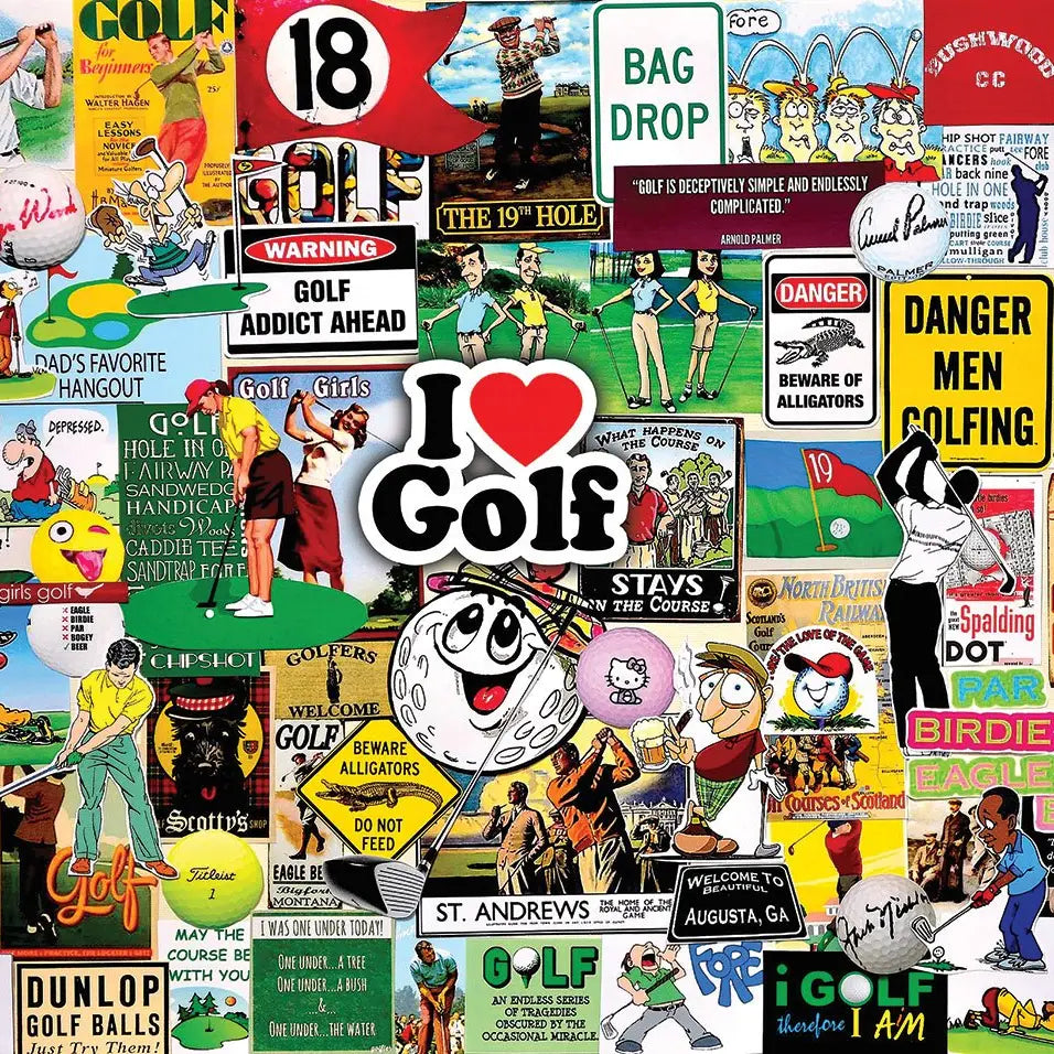 I Love Golf Puzzle