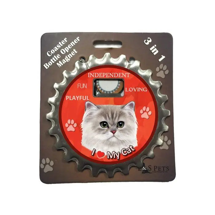 Persian Cat |  3 in 1 Magnetic Coaster