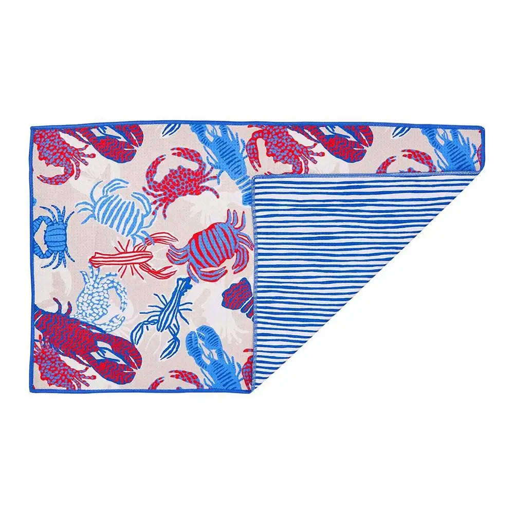 Sandy Claws Tea Towel