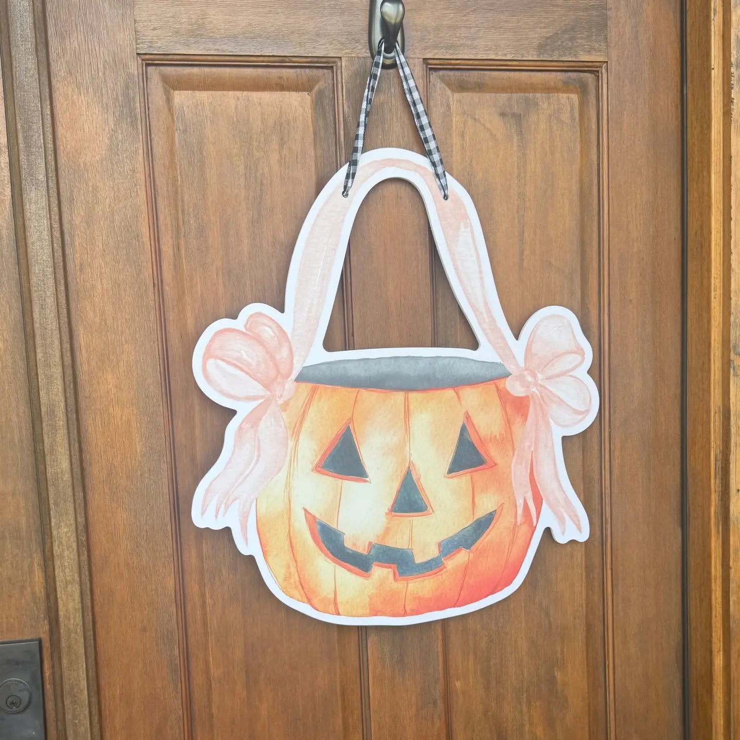 Boo-Tiful Pumpkin Door Hanger