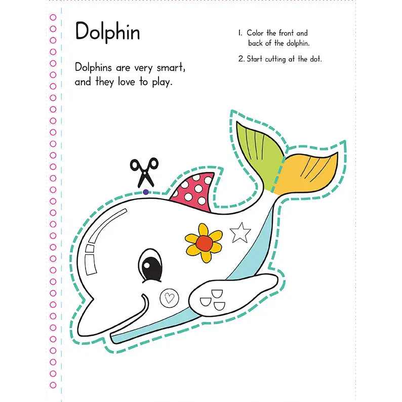 Color, Cut, and Fold: Ocean Animals