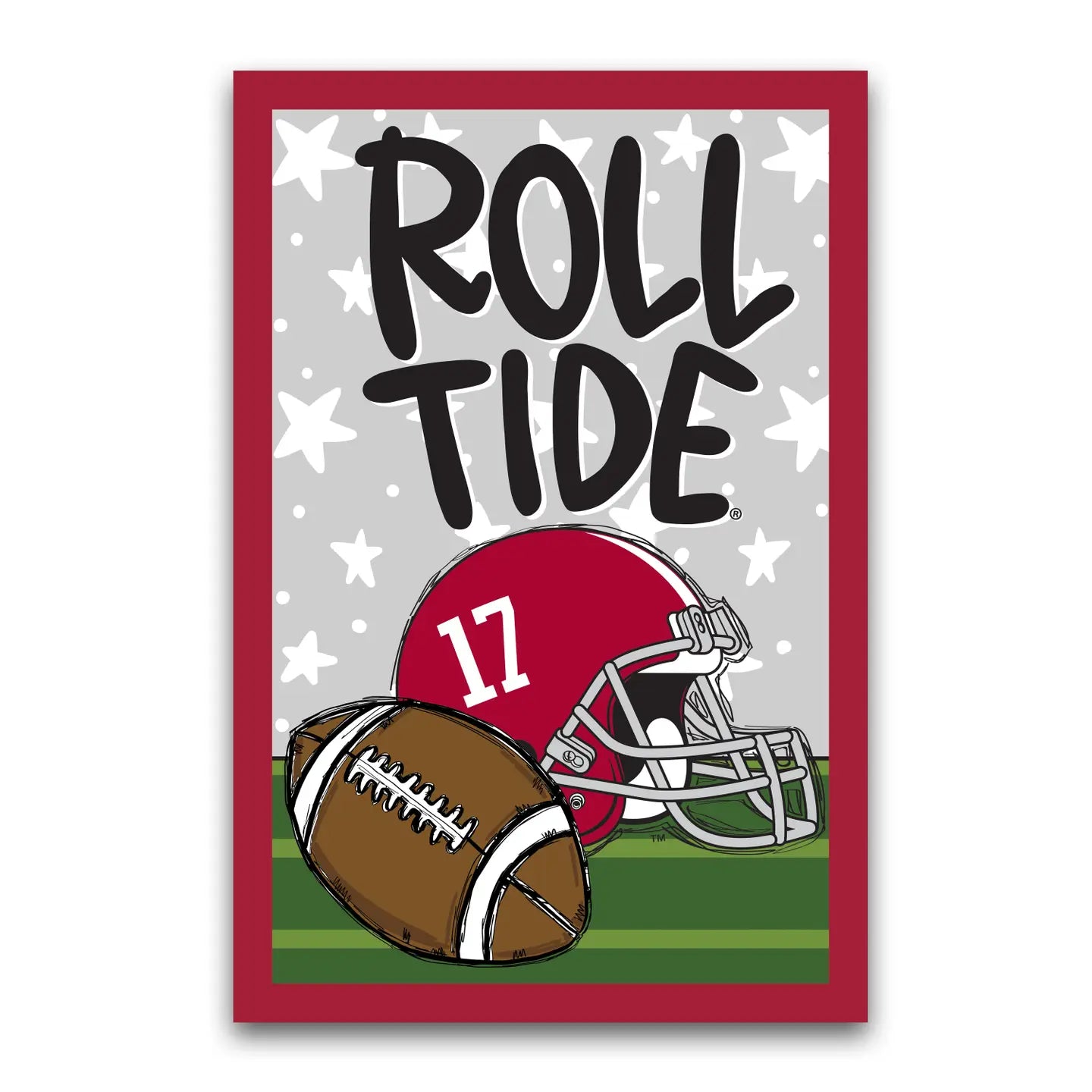 Alabama Football Garden Flag