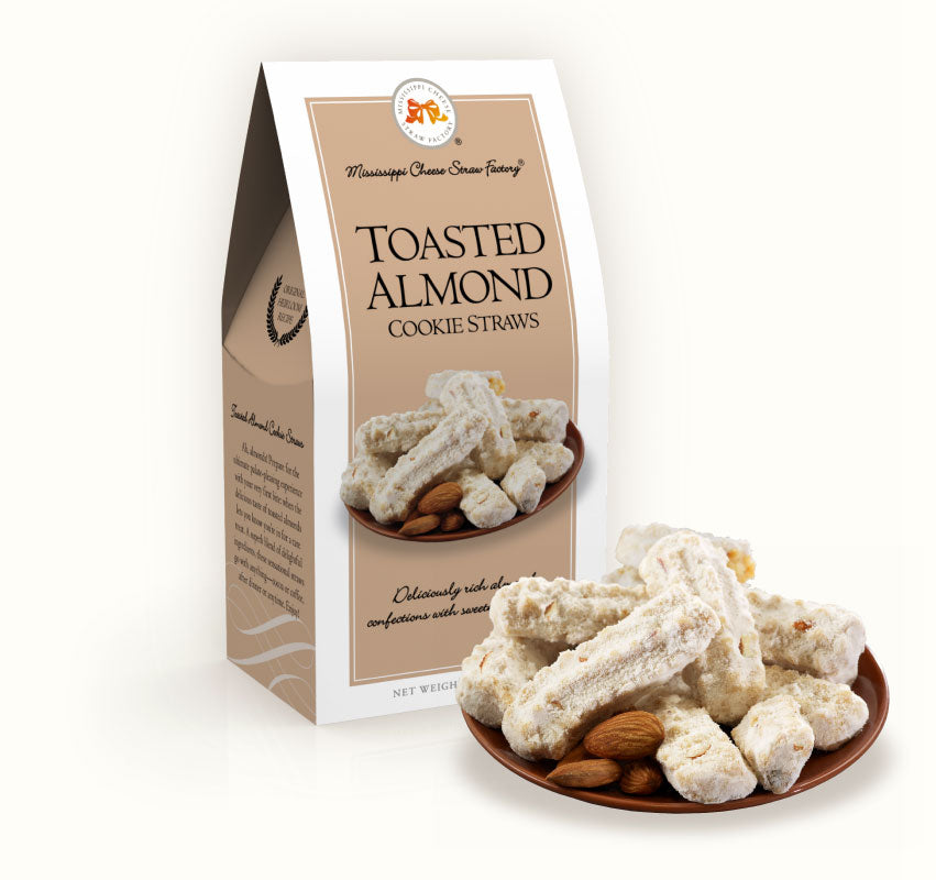 Toasted Almond Cookie Straws