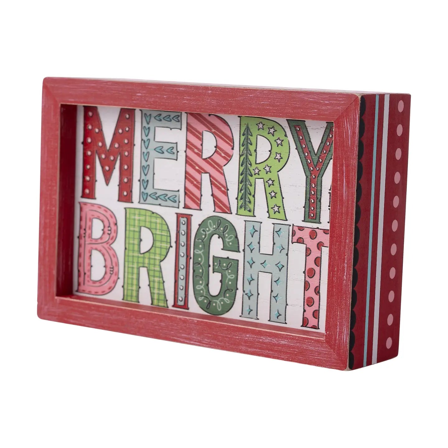 Merry & Bright Framed Board