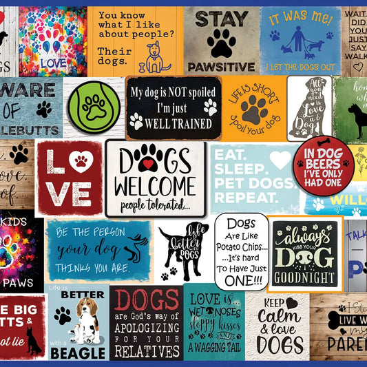 I Love Dogs Puzzle