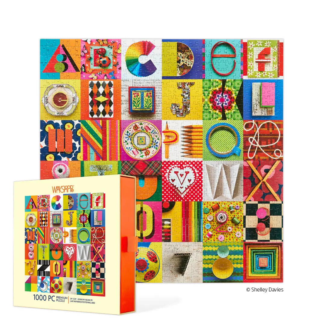 Typeface Collage Puzzle