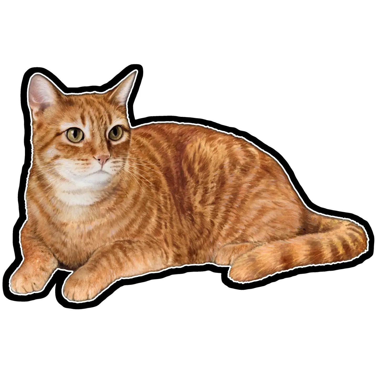 Orange Tabby Cat | Sticker