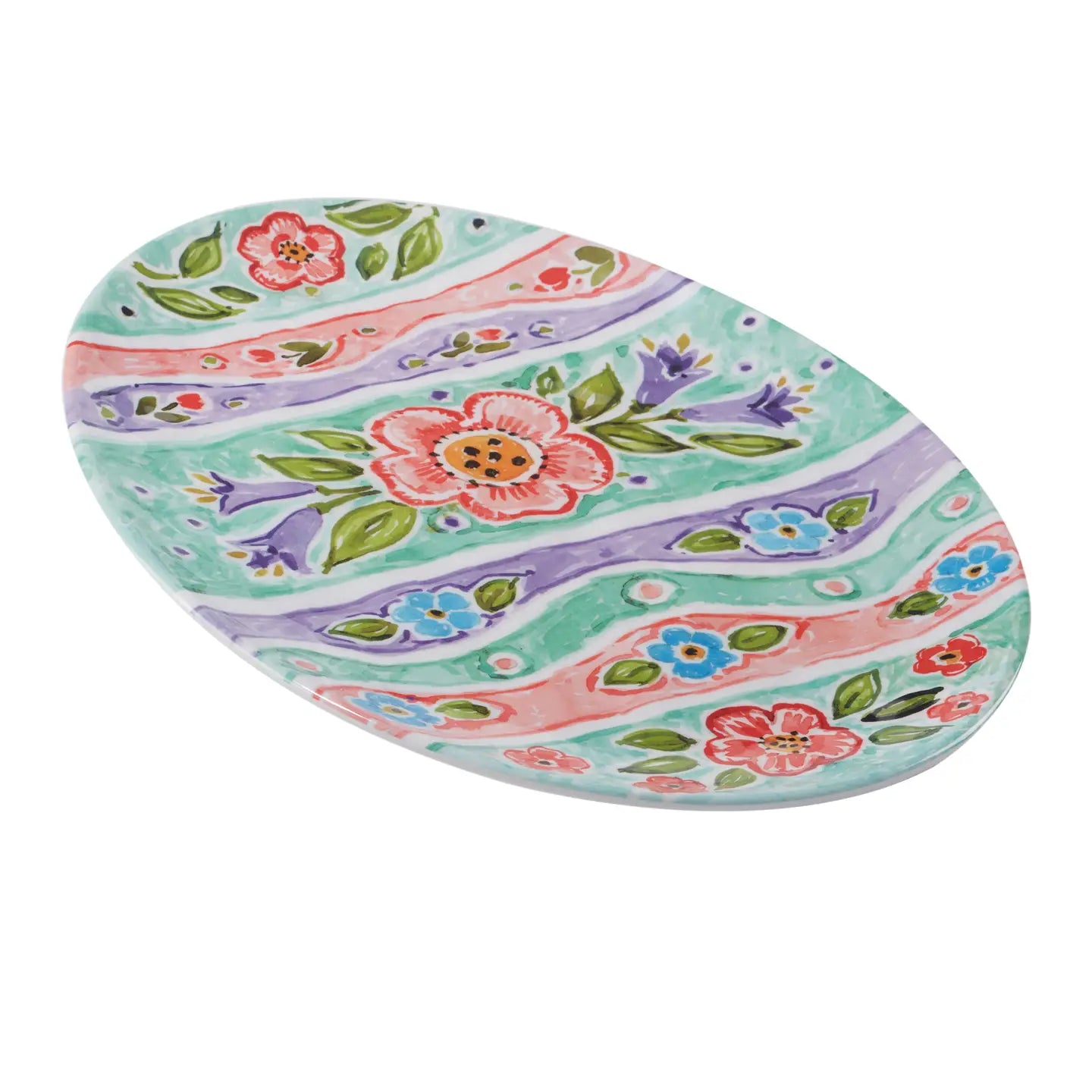 Joy of Easter Oval Egg Plate
