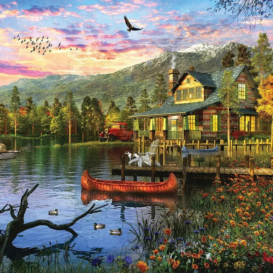 Sunset Cabin Puzzle