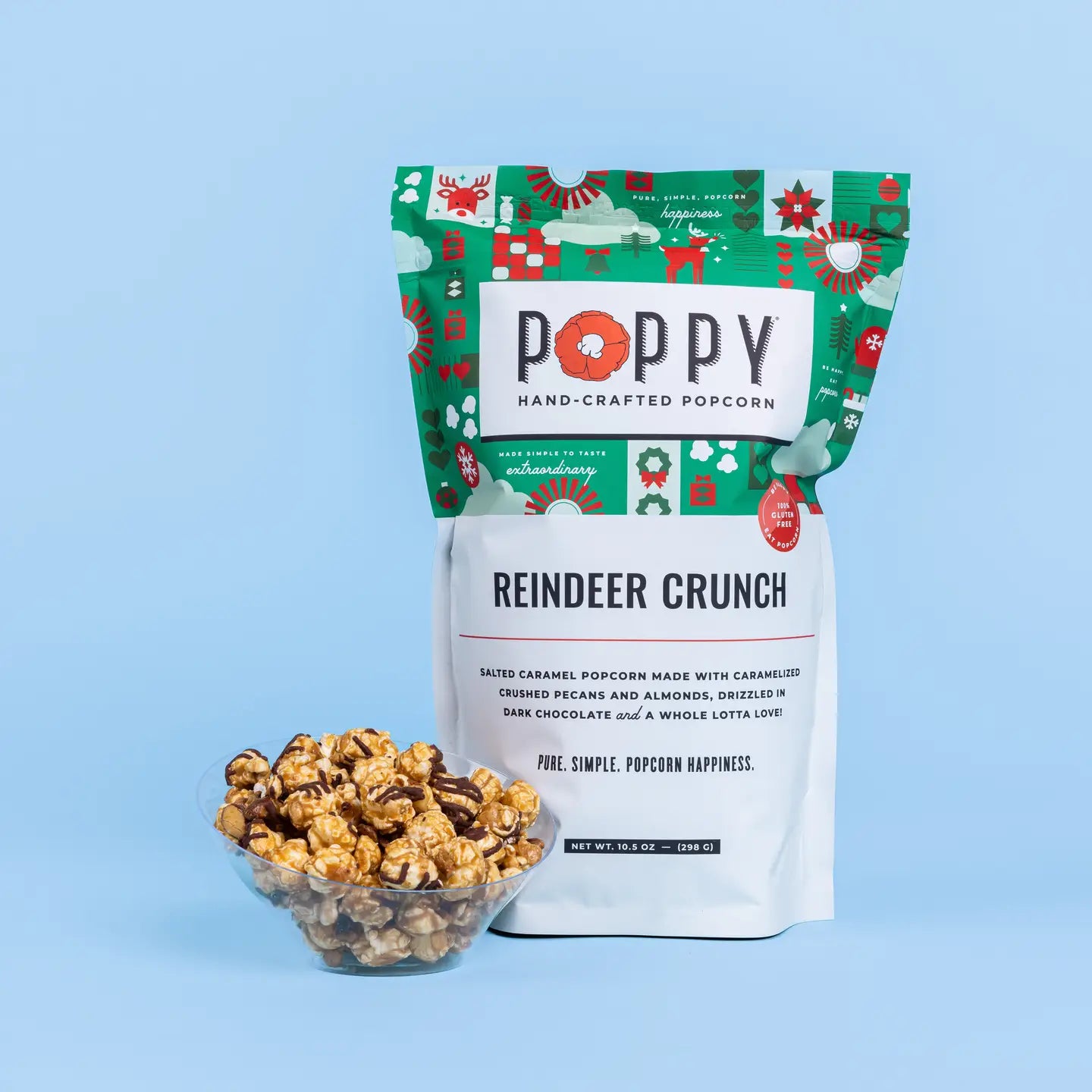 Reindeer Crunch Popcorn