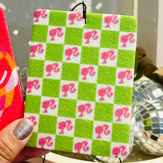 Green Check Barbie Freshie | Strong Lumberjack