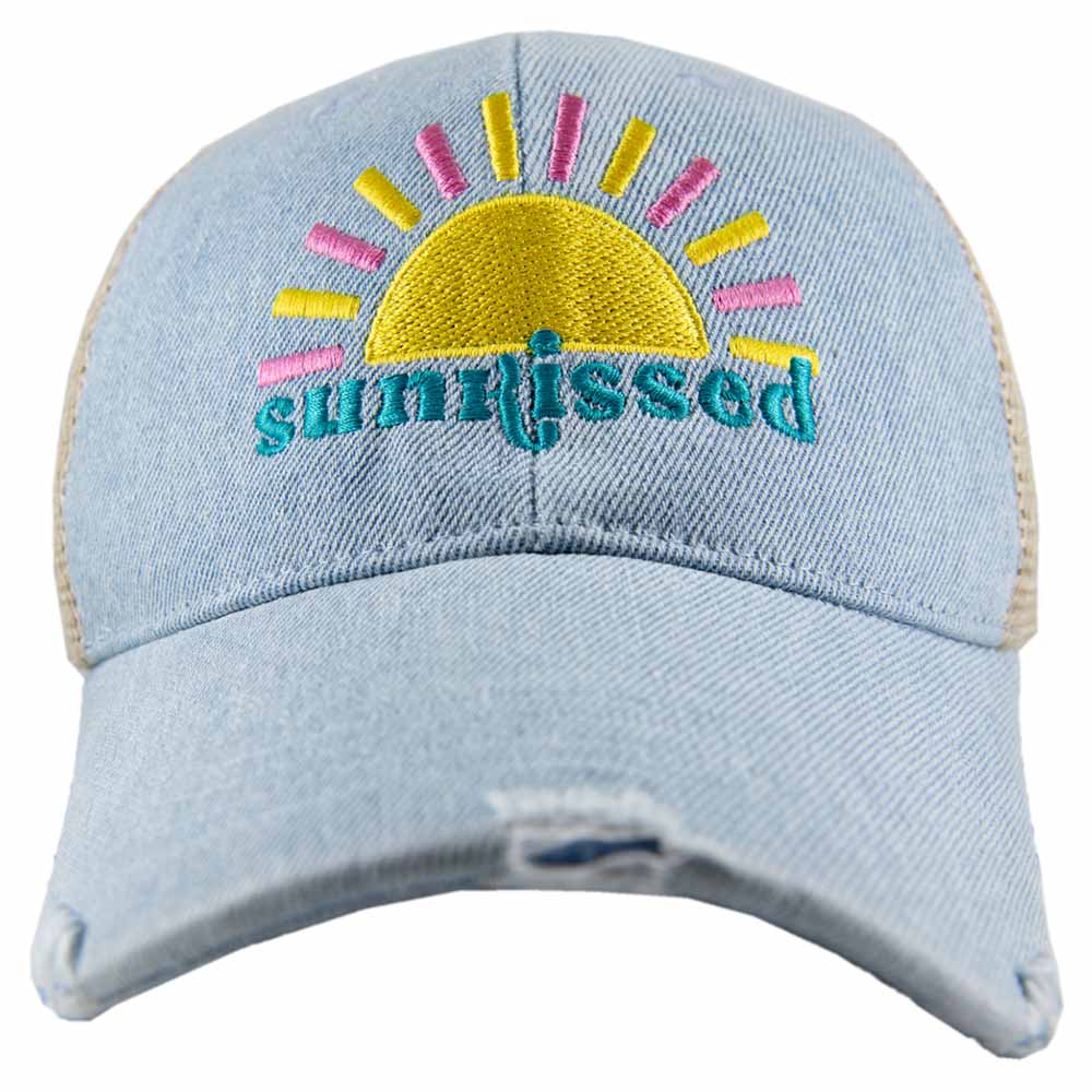 Sunkissed Denim Trucker Hat