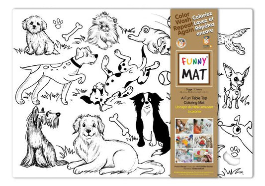 Dogs Coloring Mat