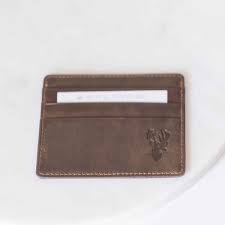 Leather Deer Slim Wallet