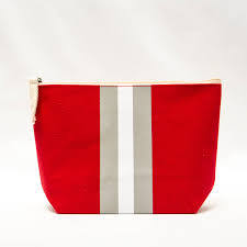 Campus Stripe Cosmetic Bag