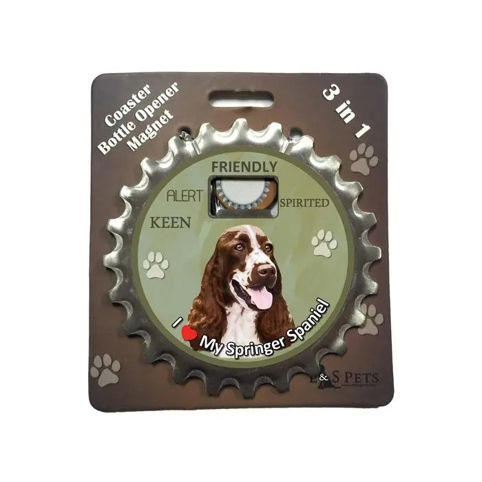 Springer Spaniel |  3 in 1 Magnetic Coaster