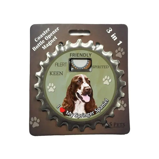 Springer Spaniel |  3 in 1 Magnetic Coaster