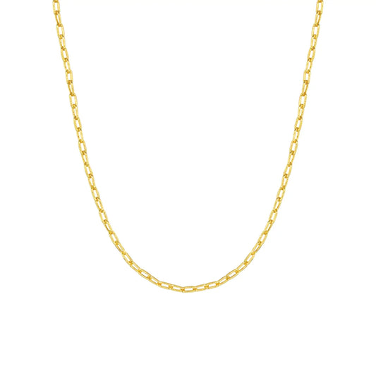 Add A Charm Paperclip Necklace | Gold