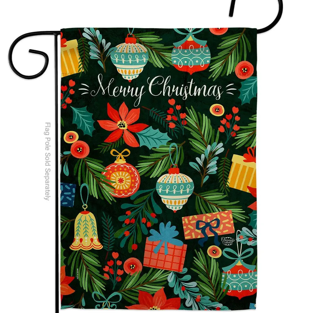 Colorful Ornament Garden Flag