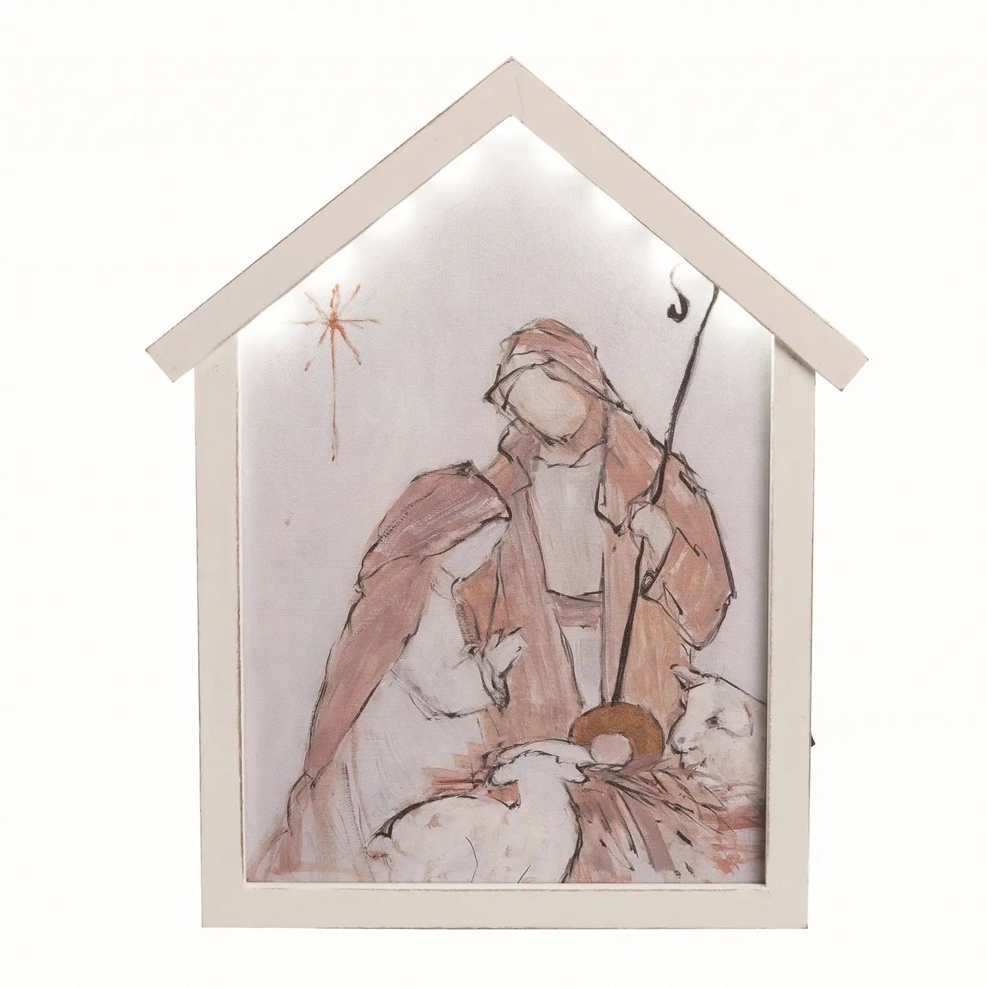 Light Up Nativity Manger