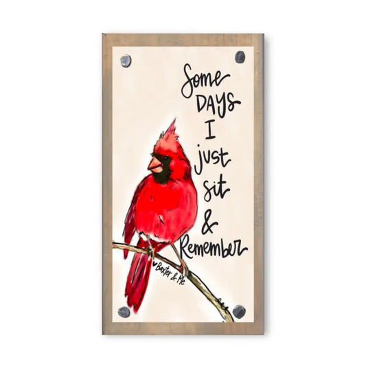 Sit & Remember Driftwood Happy Block