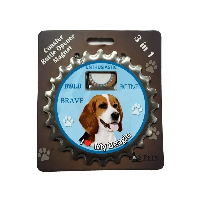 Beagle | 3 in 1 Magnetic Coaster