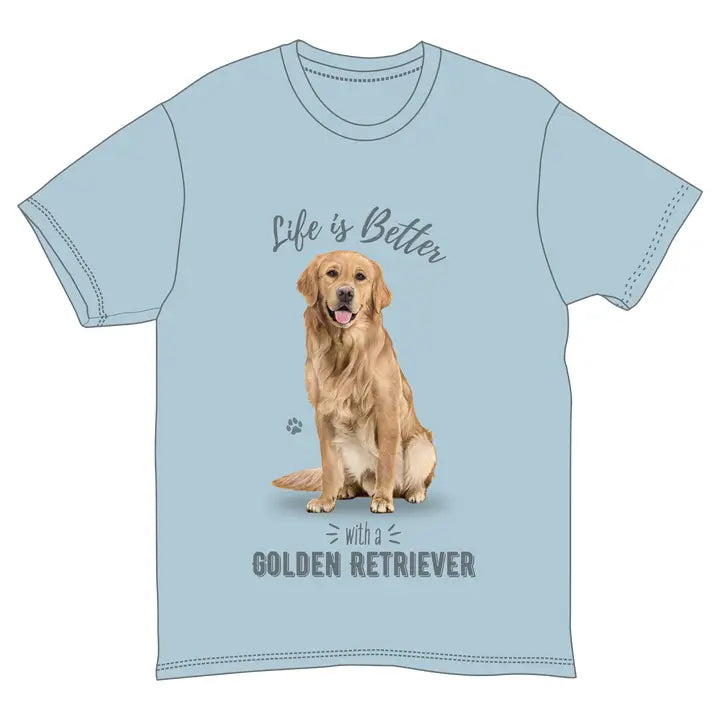 Golden Retriever | Life is Better Tee