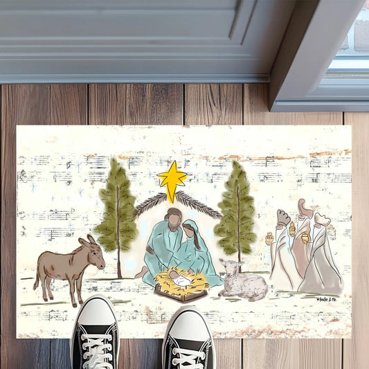 Starry Night Door Mat