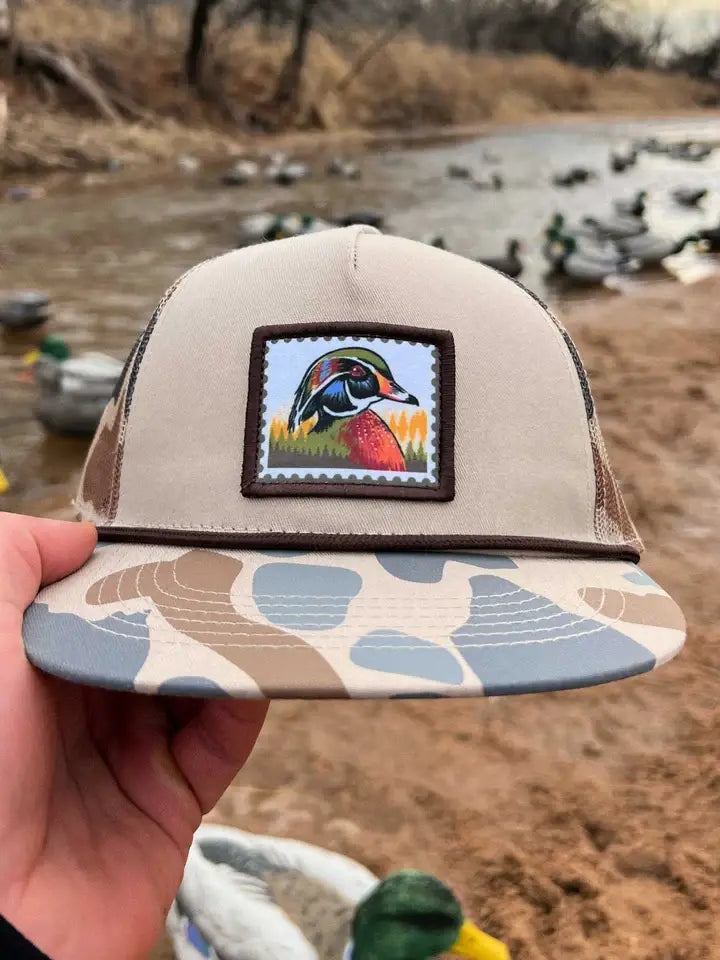 Wood Duck Stamp Camo Hat