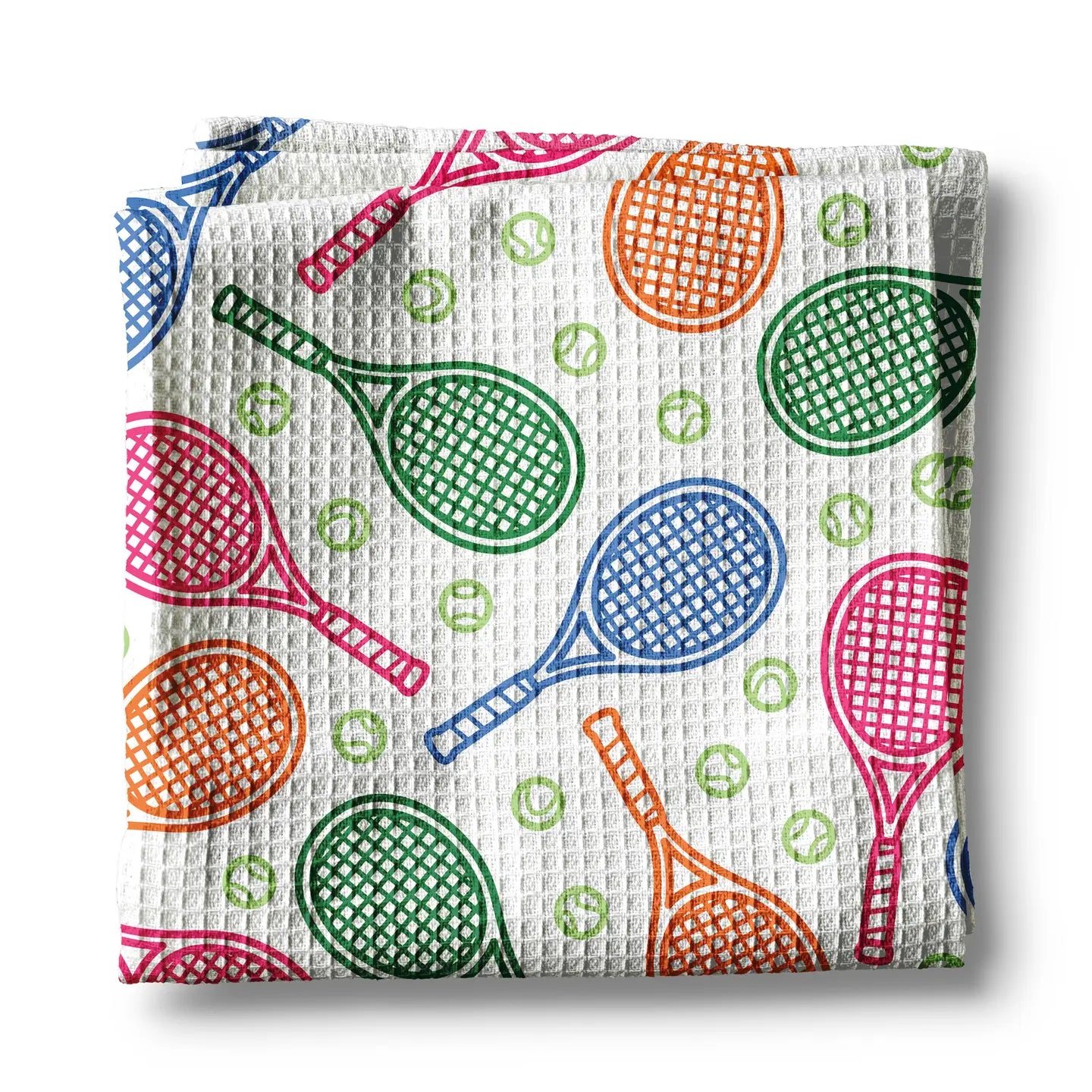 Tennis Racket Kitchen Towel