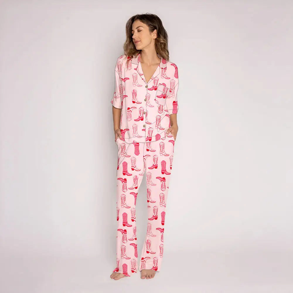 Western Boots Loungewear Set