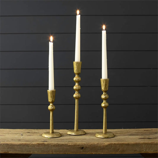 Gold Taper Candle Holder
