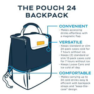 Pouch Backpack Cooler | Malibu