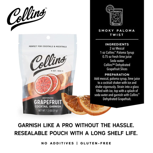 Dehydrated Grapefruit Cocktail Garnish 1.3oz