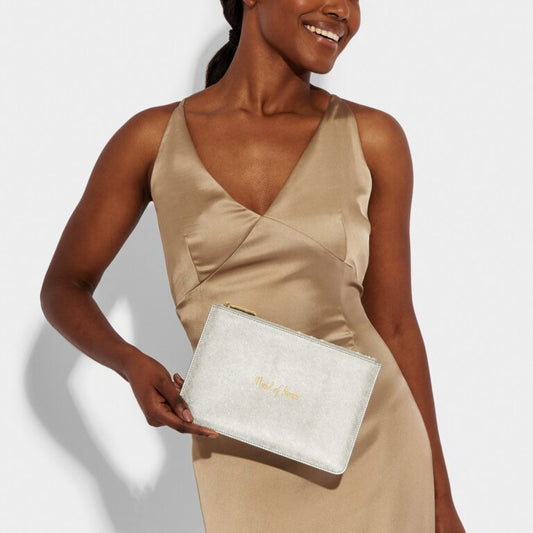 Perfect Pouch Maid of Honor | Silver